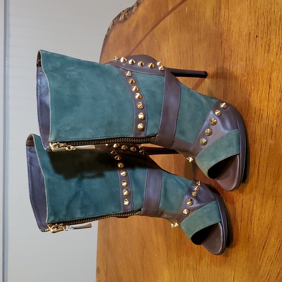 *SALE* Lilly Sarti open toed boots - Picture 6 of 10